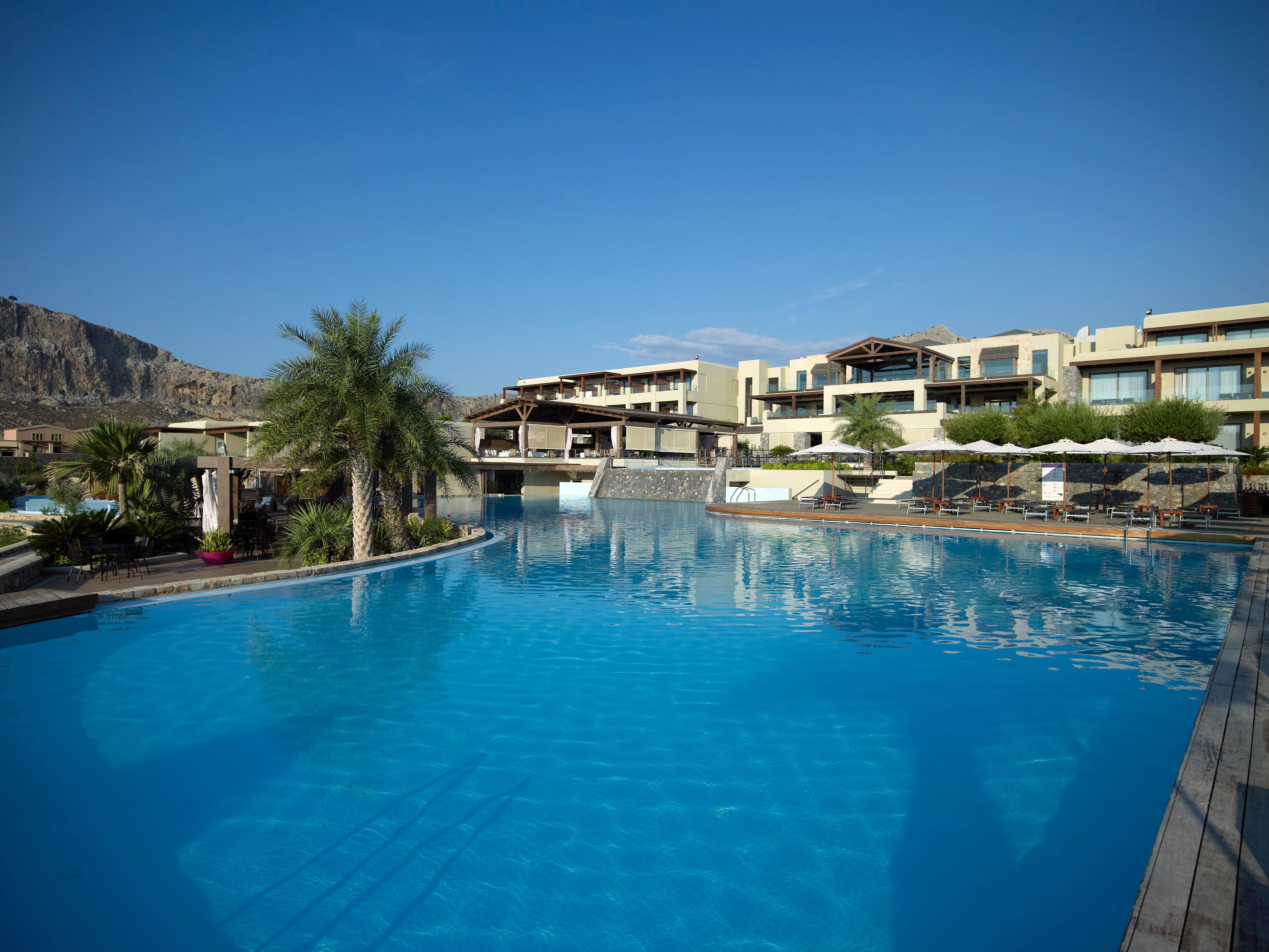 Aquagrand Exclusive Deluxe Resort Lindos - Adults Only Buitenkant foto