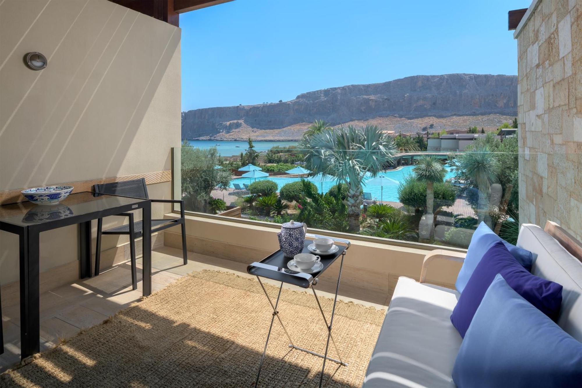 Aquagrand Exclusive Deluxe Resort Lindos - Adults Only Buitenkant foto