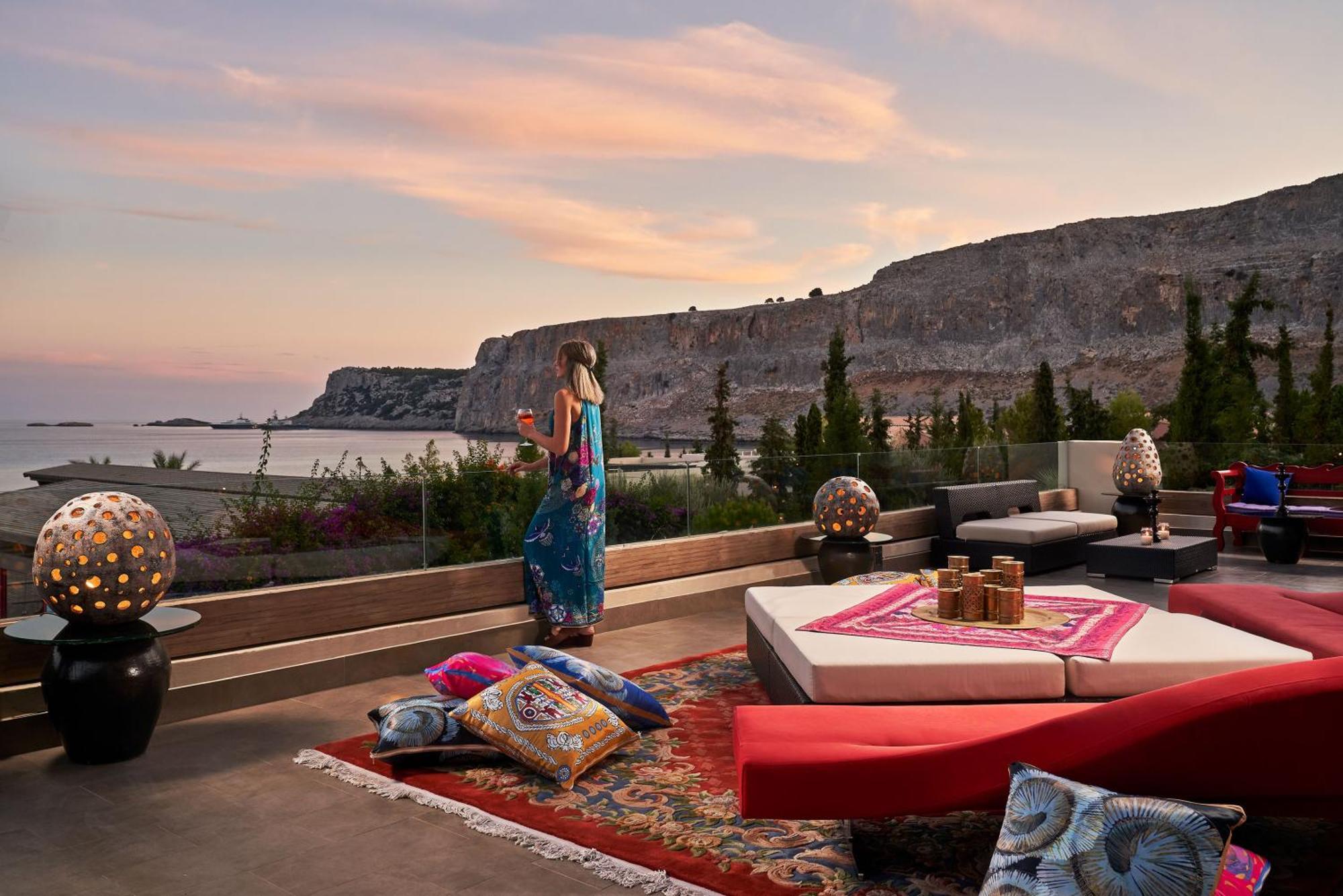 Aquagrand Exclusive Deluxe Resort Lindos - Adults Only Buitenkant foto