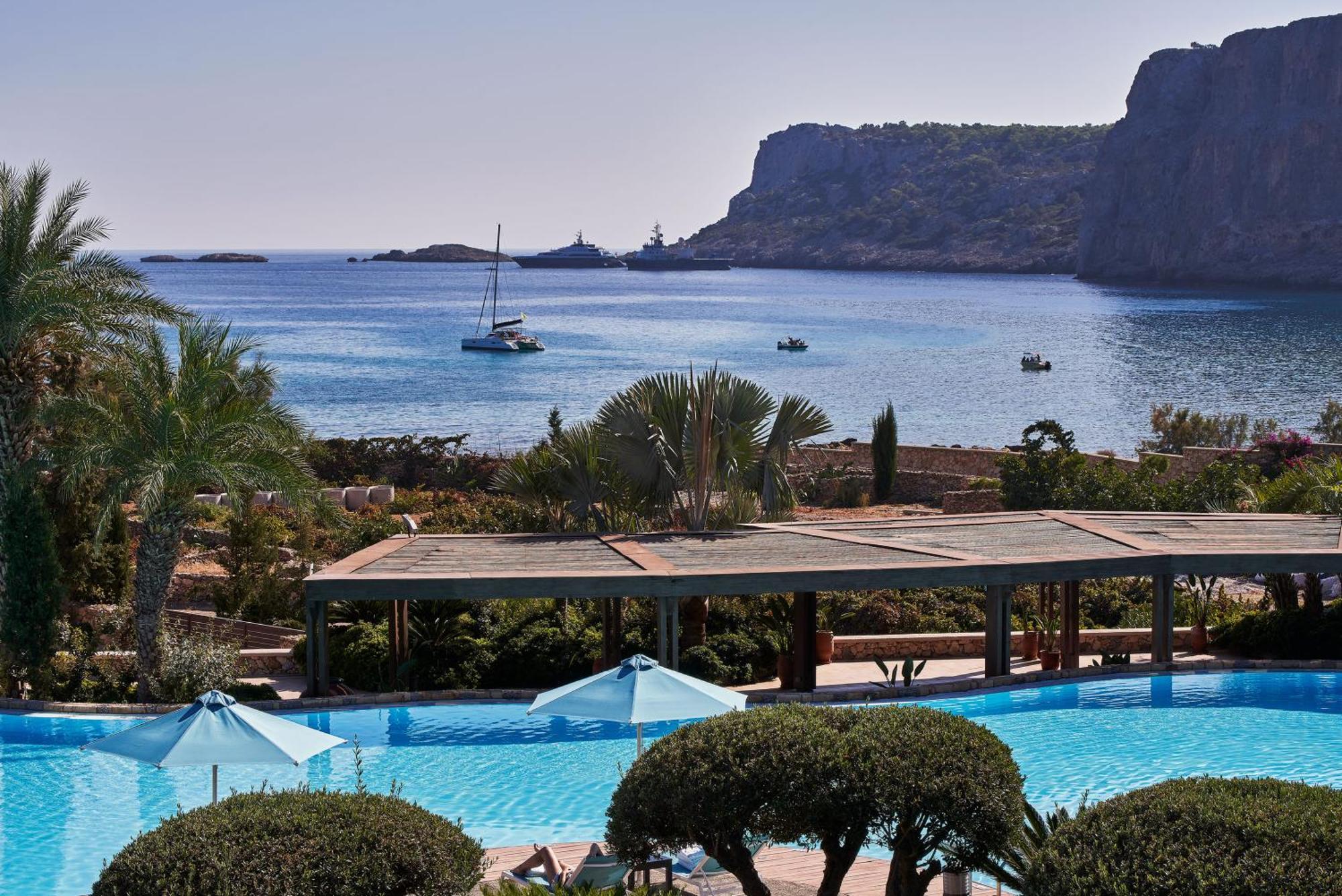Aquagrand Exclusive Deluxe Resort Lindos - Adults Only Buitenkant foto
