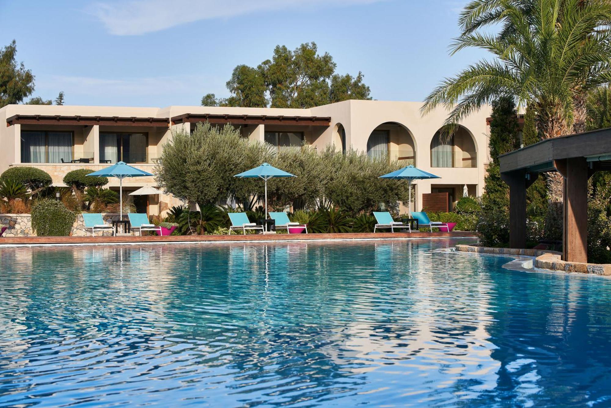 Aquagrand Exclusive Deluxe Resort Lindos - Adults Only Buitenkant foto