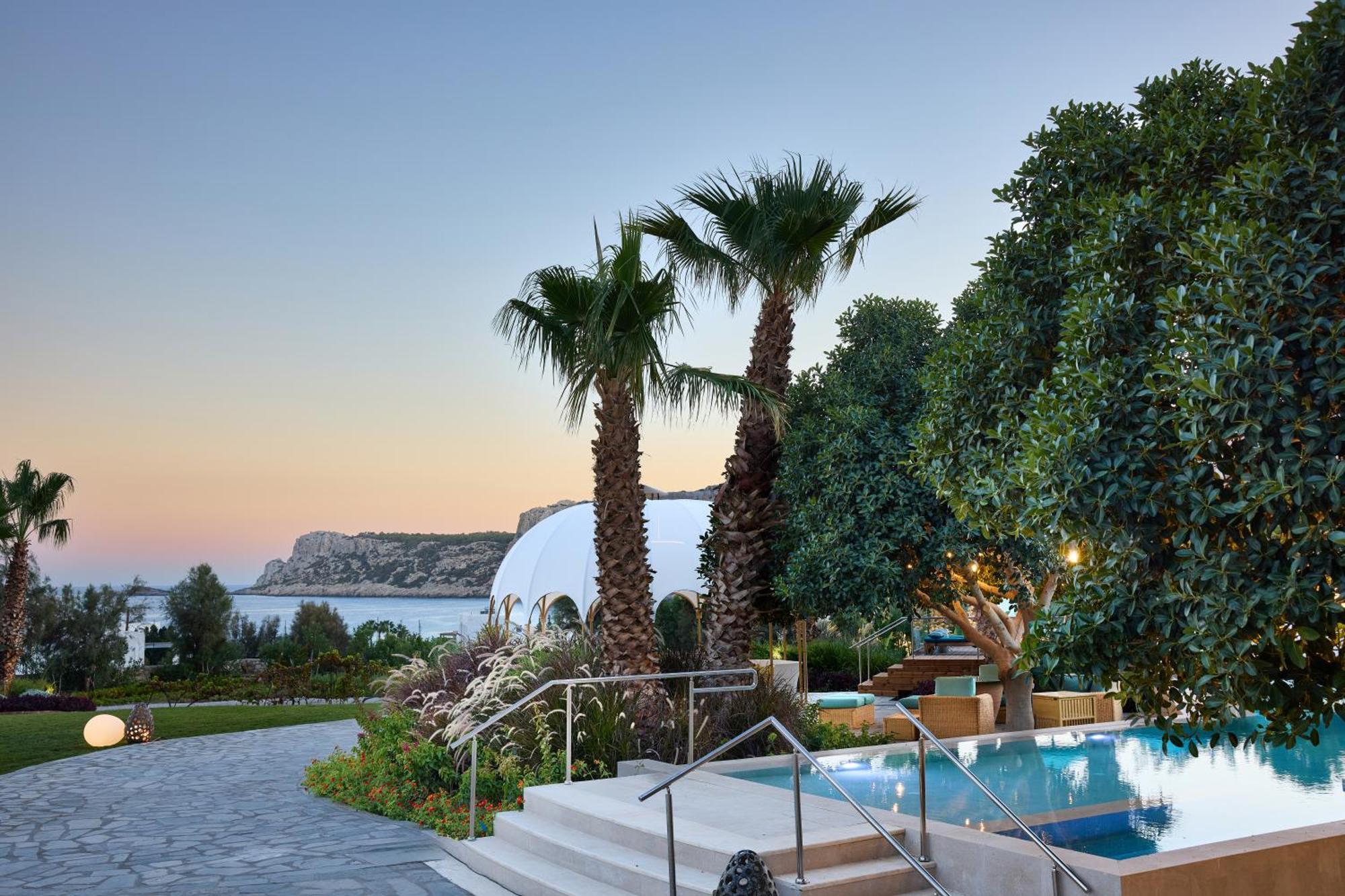 Aquagrand Exclusive Deluxe Resort Lindos - Adults Only Buitenkant foto